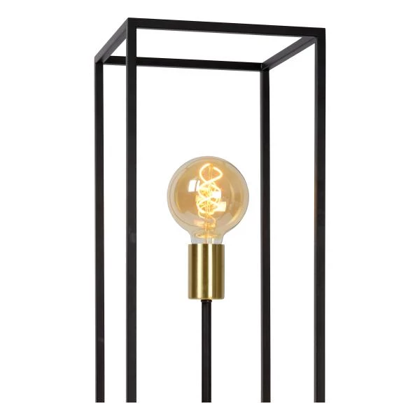 Lucide RUBEN - Floor lamp - 3xE27 - Black - detail 1